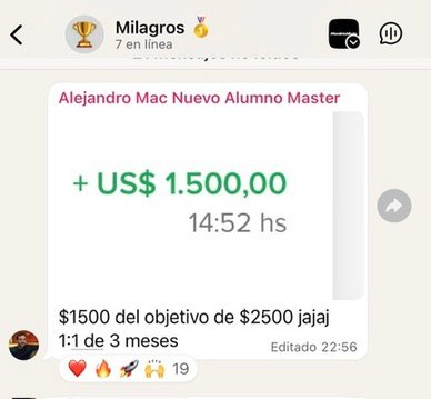 Testimonio de alumno
